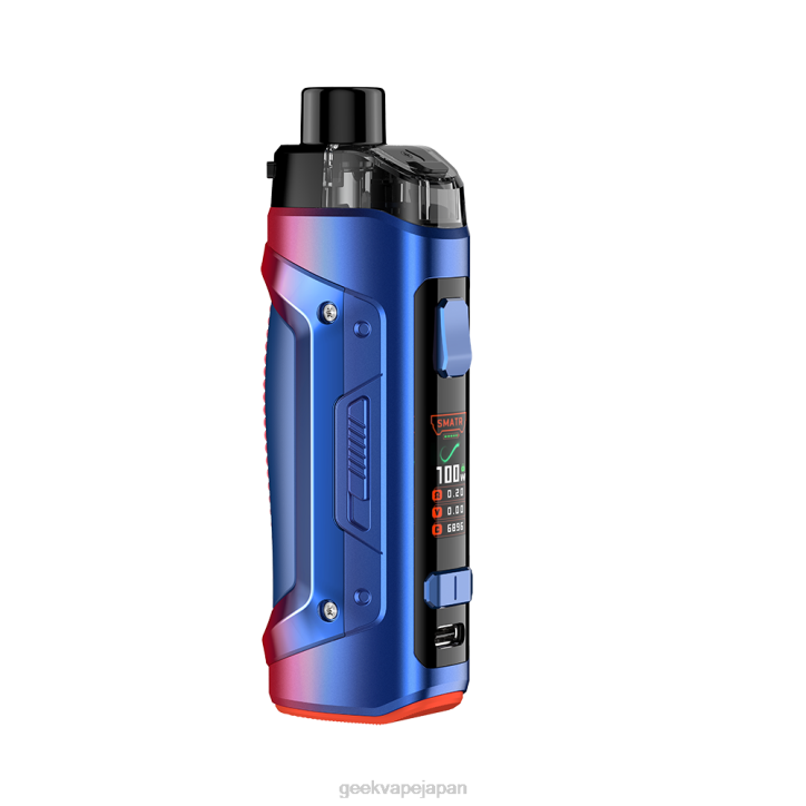 B100 (イージス ブースト プロ 2) キット 100w - Geek vape 使い方 GeekVape 青赤 FL2R90